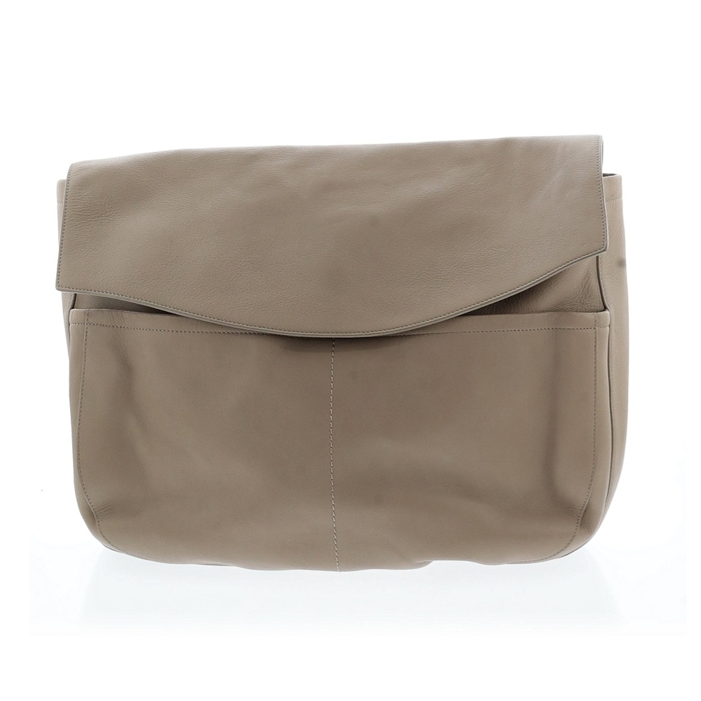 Cuyana Taupe Leather Backpack Convertable